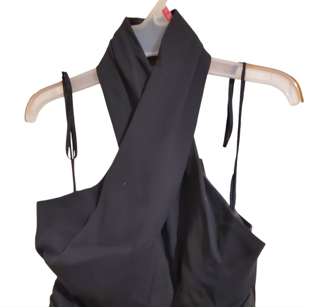 Elegant Black Halter Jumpsuit